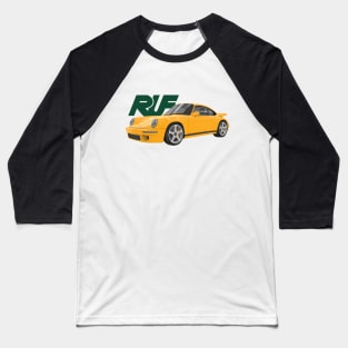 Ruf 911 CTR high performance sports car German automobile YELLOW BIRD Baseball T-Shirt